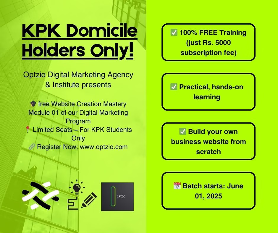 free digital marketing training in KPK