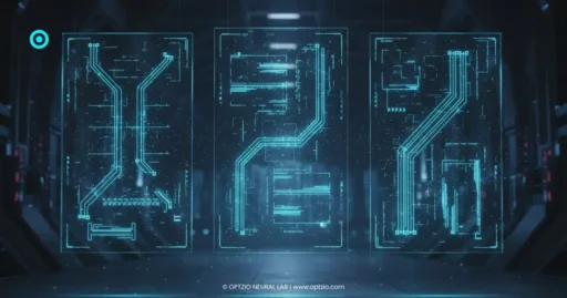 Digital representation of neural guardrails and semantic control layers for ethical AI scaling.
